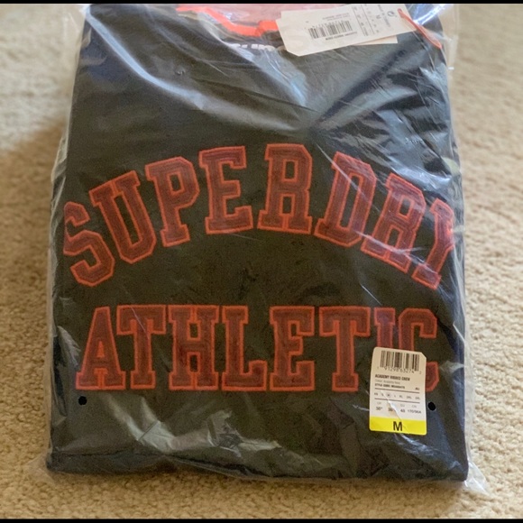 SUPERDRY embroidered cotton blend sweatshirt - Picture 3 of 3